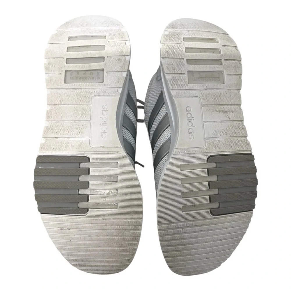 Adidas Racer TR21 White Silver Athletic Running Cloudfoam Shoes Women’s 7 - Picture 10 of 12